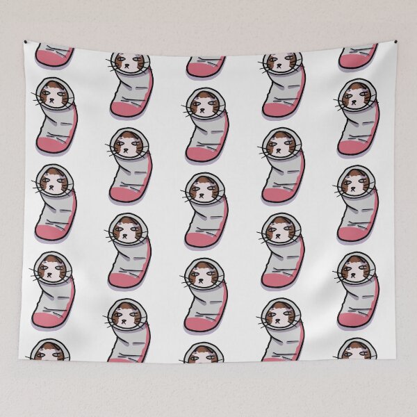 Item preview, Cat in Sock Cartoon designed and sold by clarejanette.