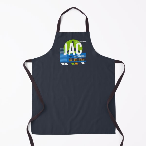 Item preview, Jackson Hole, Wyoming (JAC) Airport Code Baggage Tag designed and sold by SLAG-Creative.