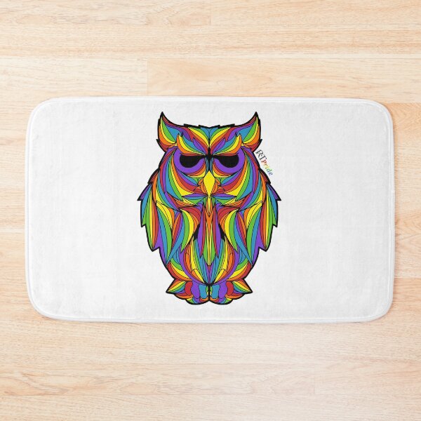 Item preview, Rainbow owl, full body designed and sold by RikkyTeesPride.