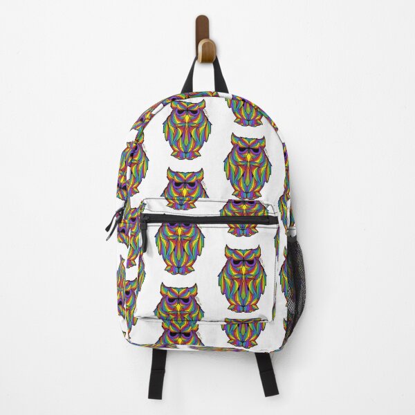 Item preview, Rainbow owl, full body designed and sold by RikkyTeesPride.