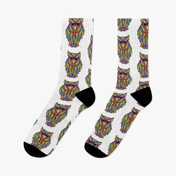 Item preview, Rainbow owl, full body designed and sold by RikkyTeesPride.