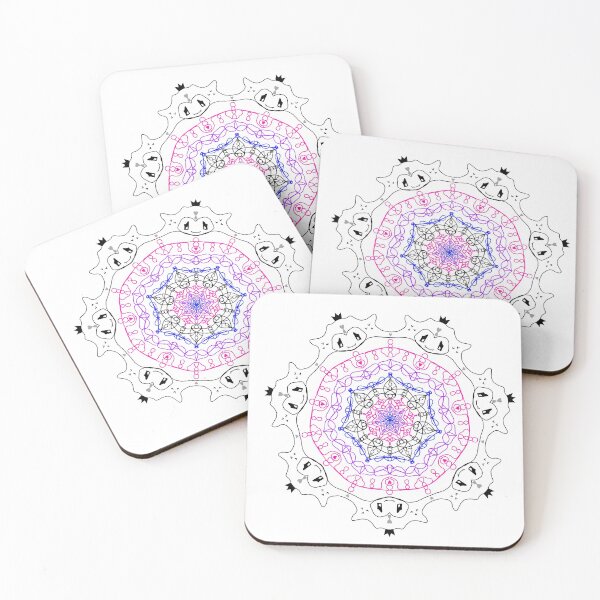 Item preview, Bi pride mandala designed and sold by ArtBySandmage.