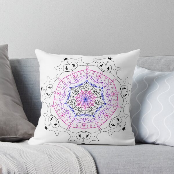 Item preview, Bi pride mandala designed and sold by ArtBySandmage.