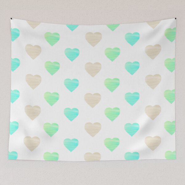 Item preview, Beachy Vibes Hearts Sticker Pack designed and sold by Designs By YL.