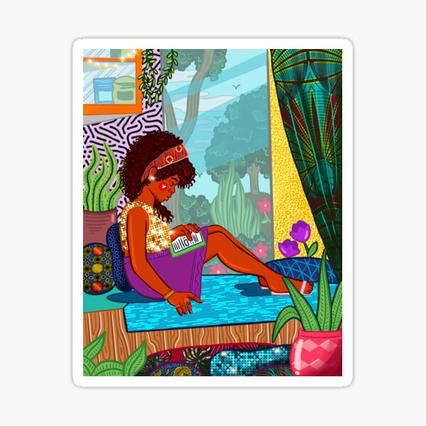 Bookworm Sticker