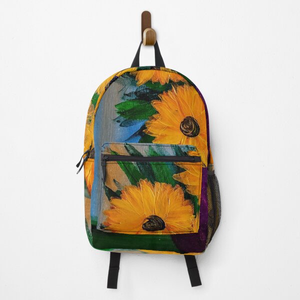 Item preview, Sunflowers in a purple vase  designed and sold by kkartwork.