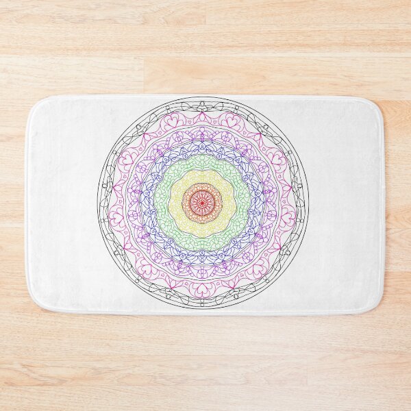 Item preview, Gay pride mandala designed and sold by ArtBySandmage.