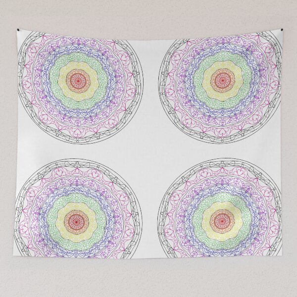 Item preview, Gay pride mandala designed and sold by ArtBySandmage.
