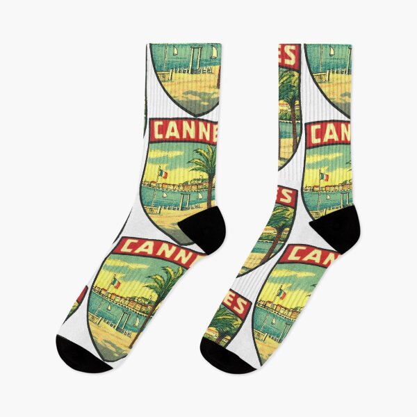 Item preview, Cannes France Vintage Travel Decal designed and sold by hilda74.