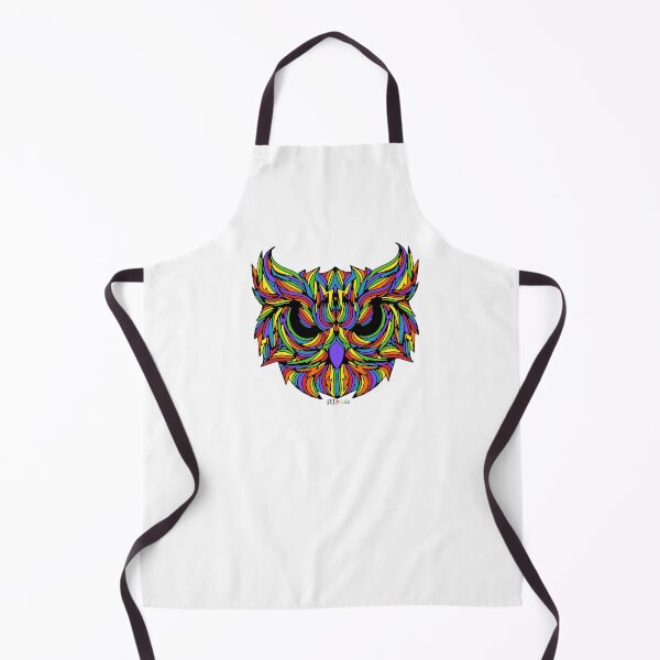 Item preview, Rainbow owl head designed and sold by RikkyTeesPride.