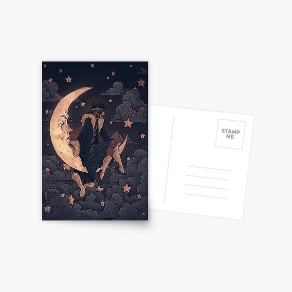 Paper Moon Postcard