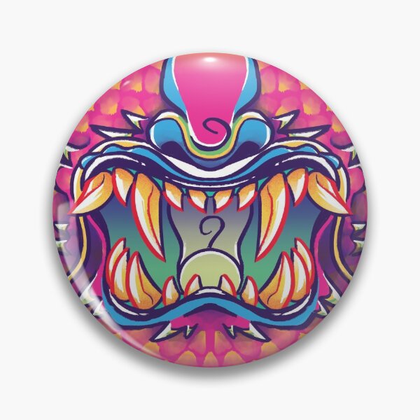 Item preview, The Dragon's Grin - Tropical Pink designed and sold by artskls.