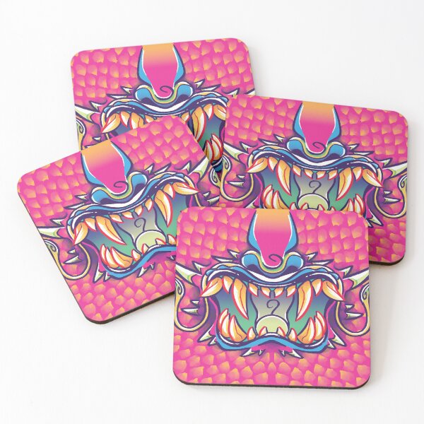 Item preview, The Dragon's Grin - Tropical Pink designed and sold by artskls.