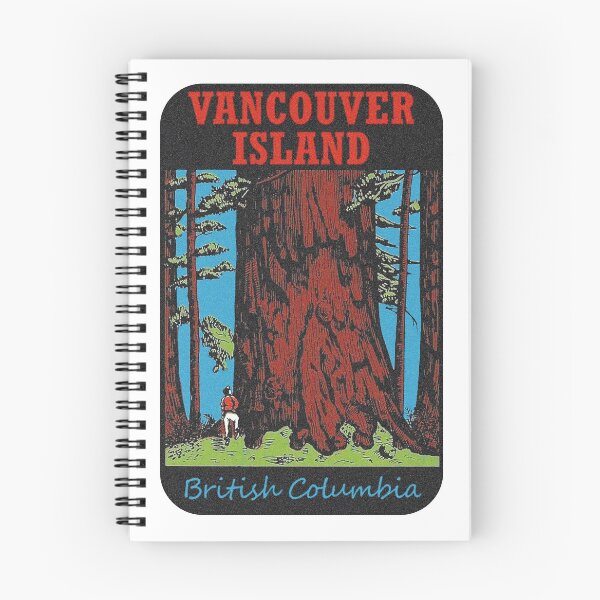 Item preview, Vancouver Island British Columbia Vintage Travel Decal designed and sold by hilda74.