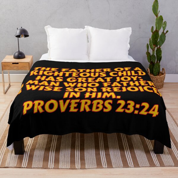 Item preview, Bible Verse Proverbs 23:24 designed and sold by Prayingwarrior.