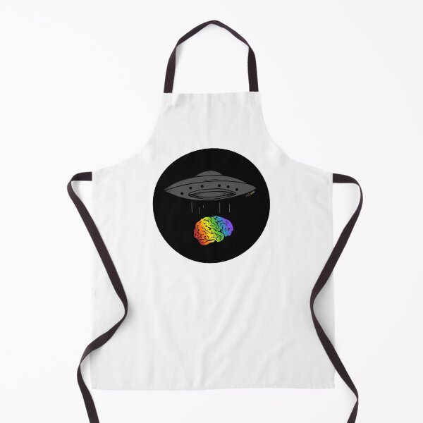 Item preview, Rainbow brain, alien abduction designed and sold by RikkyTeesPride.