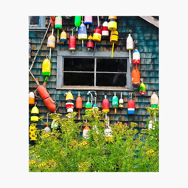 Hanging Fishing Buoy Art Photographic Print