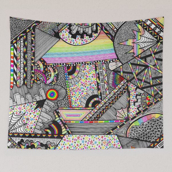 Item preview, Organised Chaos Abstract Rainbow Design designed and sold by Organised  Chaos.