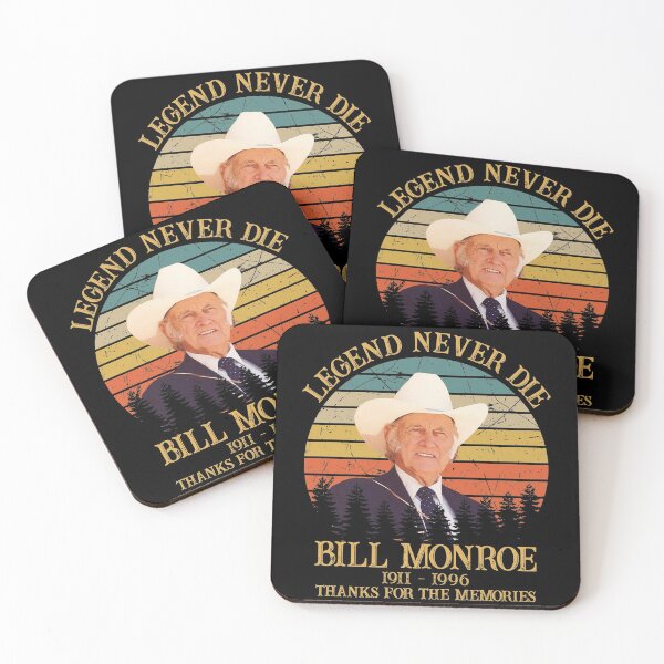 Item preview, Legend Never Die Bill Monroe Retro Thanks For The Memories designed and sold by NeilGraye.