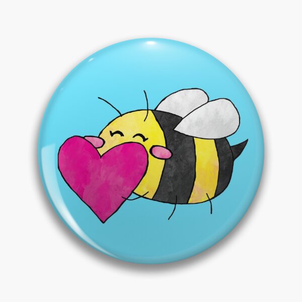 Item preview, Happy Heart Bee designed and sold by Bumblefuzzies.