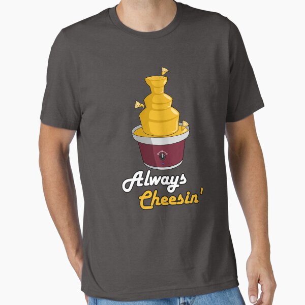 Vista previa del artículo con la obra «Fuente de fondue "Always Cheesin"», diseñado y vendido por ZajaDesign.