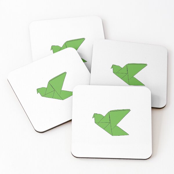 Item preview, Green Origami Bird in Flight designed and sold by Rocket-To-Pluto.