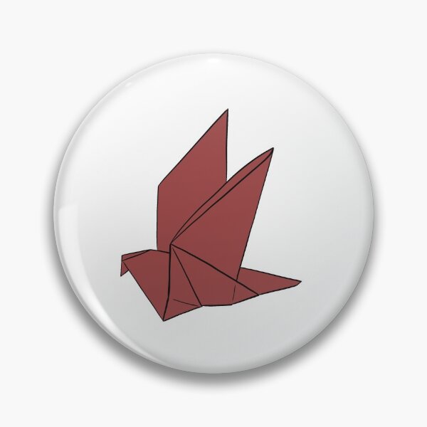 Item preview, Red Origami Bird in Flight designed and sold by Rocket-To-Pluto.