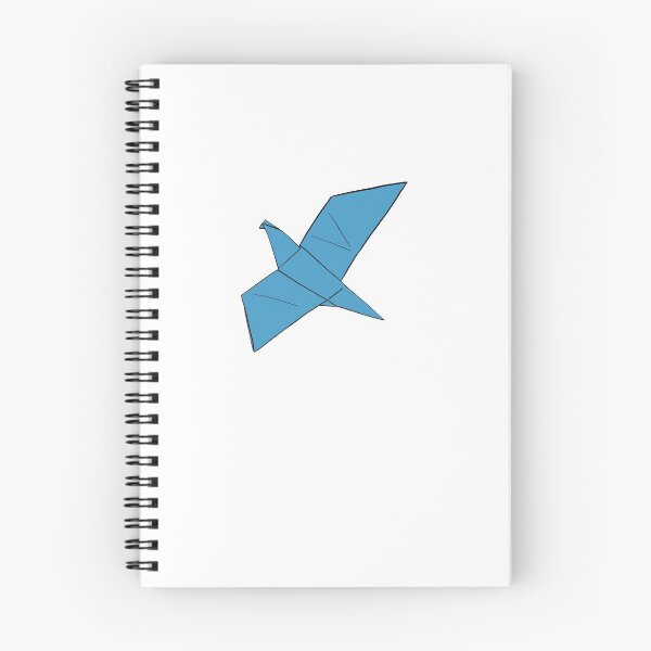 Item preview, Blue Origami Bird in Flight designed and sold by Rocket-To-Pluto.