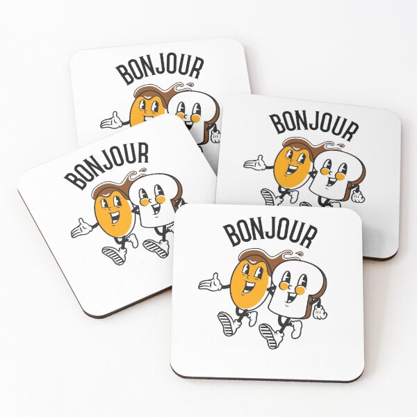 Item preview, french, toast, french toast, funny, humor, breakfast, food, bonjour designed and sold by helkav.
