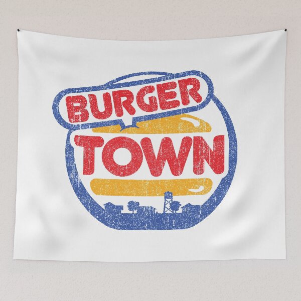 Item preview, Burger Town (Variant) designed and sold by huckblade.