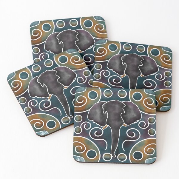 Item preview, Elephant Silk Print designed and sold by CelCorDesigns.