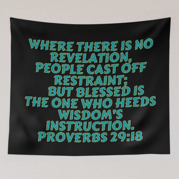 Item preview, Bible Verse Proverbs 29:18 designed and sold by Prayingwarrior.