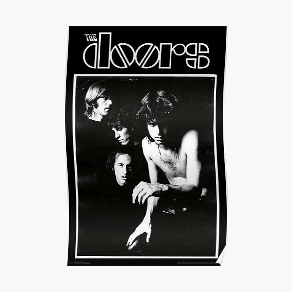 Doors Band Black Poster