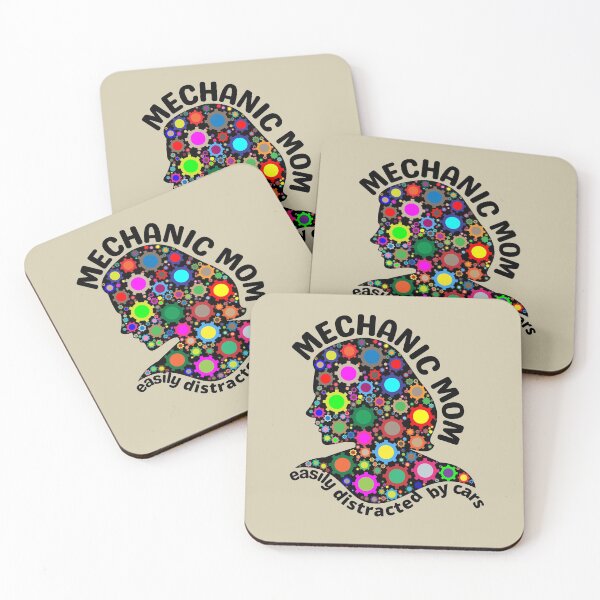 Item preview, Mechanic Mom Easily Distracted By Cars | Funny Mechanic designed and sold by brooklyntowner.