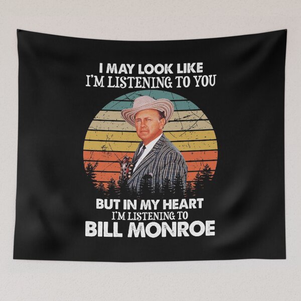 Item preview, I May Look Like I'm Listening To You Bill Monroe  Vintage designed and sold by NeilGraye.