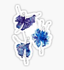 Watercolour Ballerinas Sticker