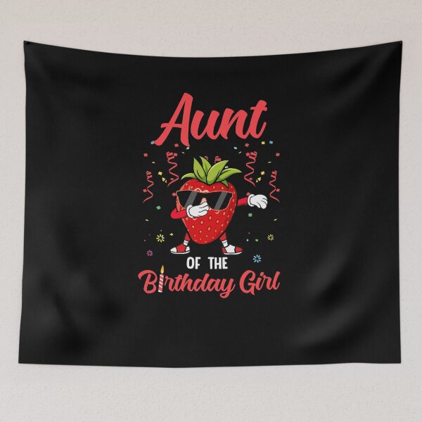 Item preview, Fruit Lovers Aunt of the Birthday Girl Strawberry designed and sold by cadieuxart.
