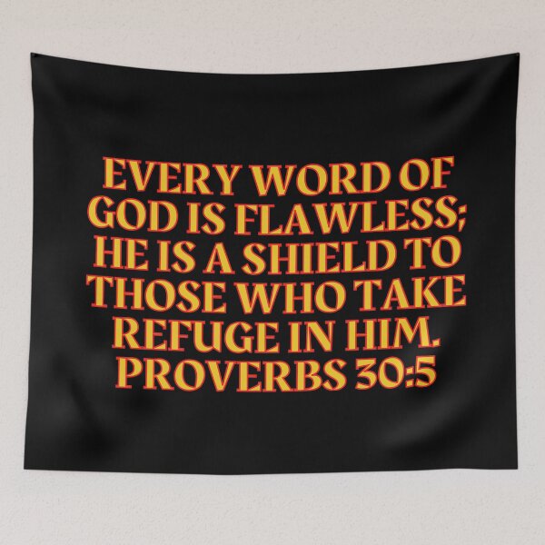 Item preview, Bible Verse Proverbs 30:5 designed and sold by Prayingwarrior.