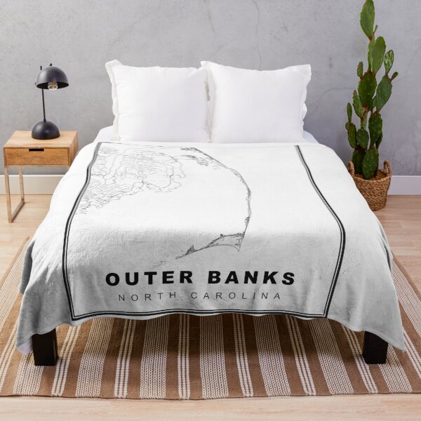 Item preview, The Outer Banks Map designed and sold by Tamas Das.