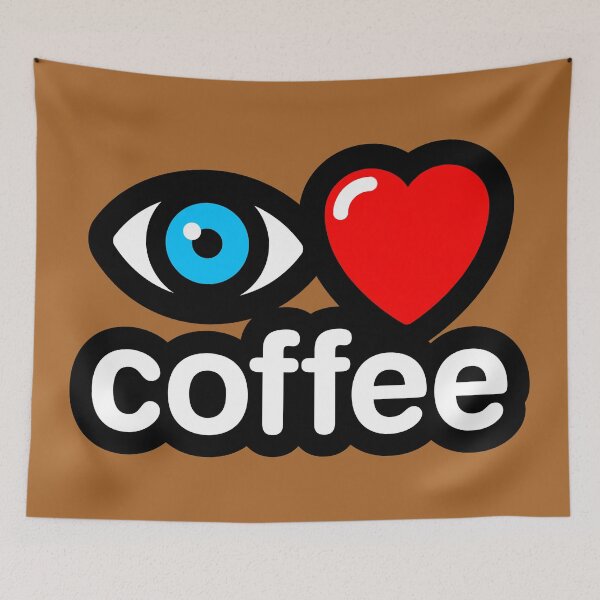Artikelvorschau, Ich liebe Kaffee (Cappuccino) entworfen und verkauft von MisterSquid.
