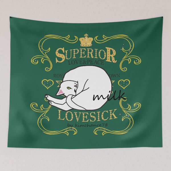 Item preview, white chic cat design. designed and sold by dadamda.