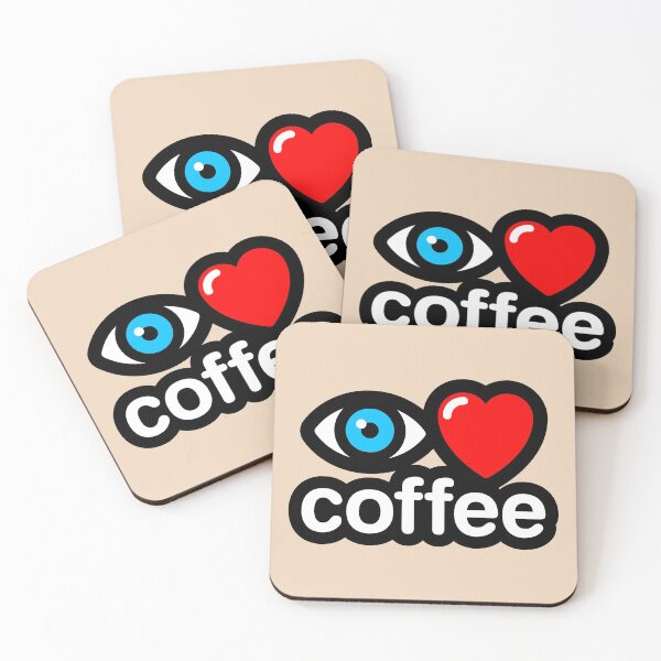 Artikelvorschau, Ich liebe Kaffee (Latte) entworfen und verkauft von MisterSquid.