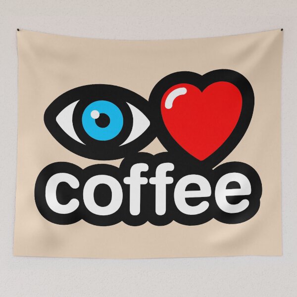 Item preview, i love coffee (latte) designed and sold by MisterSquid.