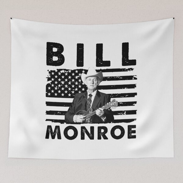 Item preview, Retro American Flag Bill Monroe Music Gift designed and sold by NeilGraye.