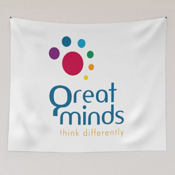 Item preview, great minds think different designed and sold by NiedzwieckiMora.