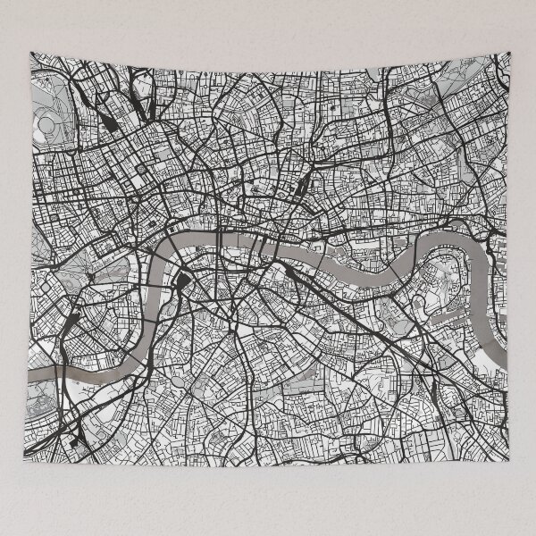 Item preview, london street map graphic designed and sold by nadia32.