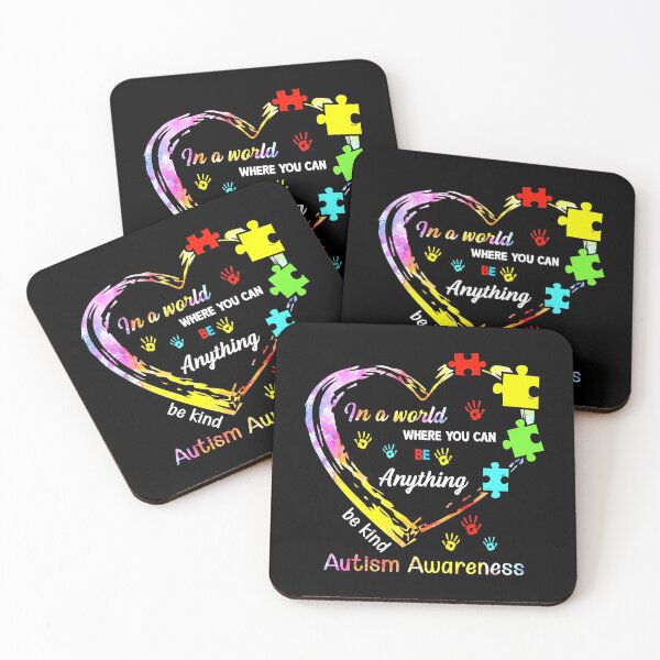Item preview, In a World Where You Can Be Anything Be Kind Autism designed and sold by ThomasTrump.