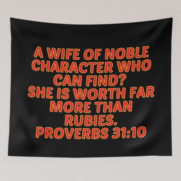 Item preview, Bible Verse Proverbs 31:10 designed and sold by Prayingwarrior.