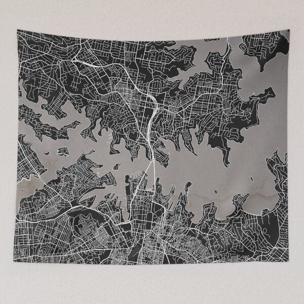 Item preview, sydney street map graphic designed and sold by nadia32.
