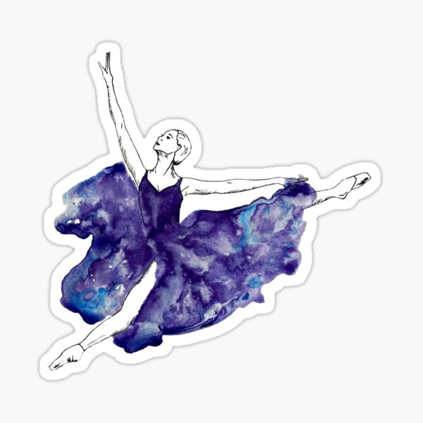 Item preview, Watercolour Ballerina designed and sold by galacticthought.